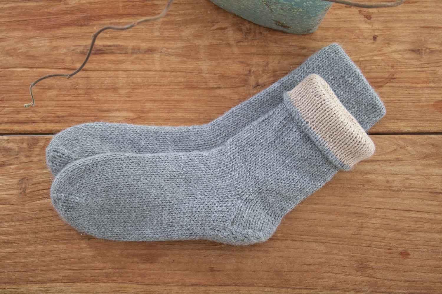 Baby Sockenwolle Mädchen lange weiche Baumwolle  Strumpfhosen Socken bunt alpaka 